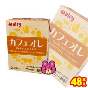 南日本酪農協同 デーリィ カフェオレ 紙パック 200ml×24本入×2ケース
