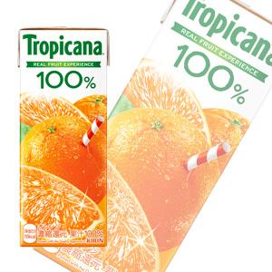 1ケース／ キリン トロピカーナ 100％ オレンジ 紙パック 250ml×24本