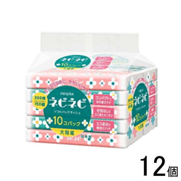 日用品／王子ネピア ネピア　ネピネピソフトパックティシュ 150W 10P×12個 ／HK