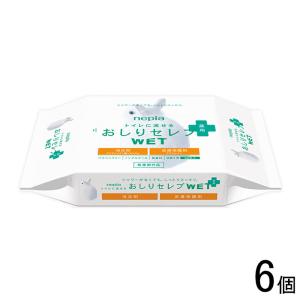 王子ネピア ネピア おしりセレブ WET薬用 詰替え 60枚入×6個 ／HK