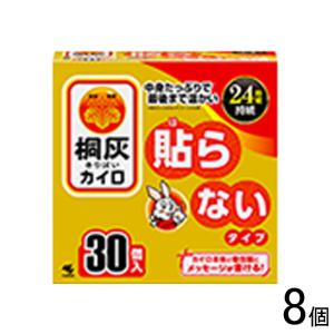 小林製薬 桐灰カイロ 貼らないタイプ レギュラー 24時間持続 30個入 (1