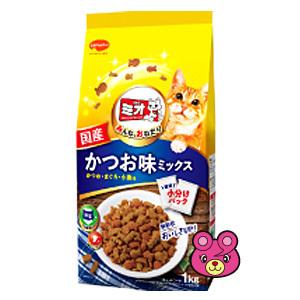 日本ペットフード ミオドライミックス かつお味 1kg×10個入 ／ペット／HK｜09shop