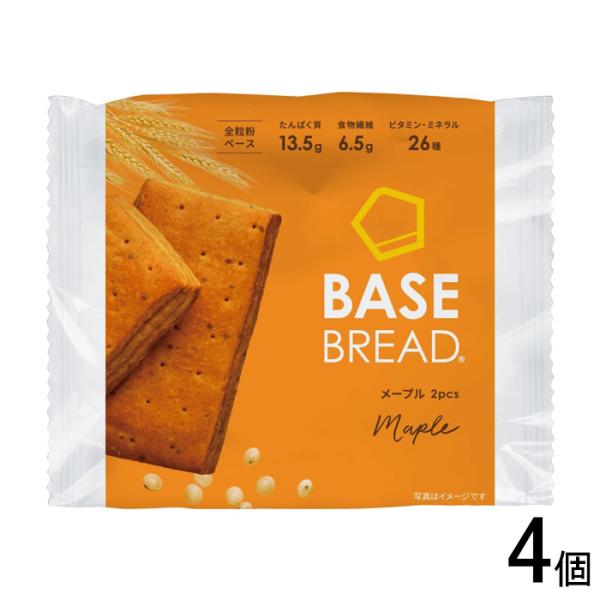 ベースフード BASE BREAD メープル 2個入×4個 ／NA