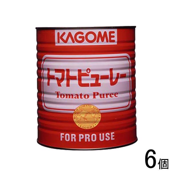 カゴメ トマトピューレー1号缶 3kg×6個入 ／食品／NA