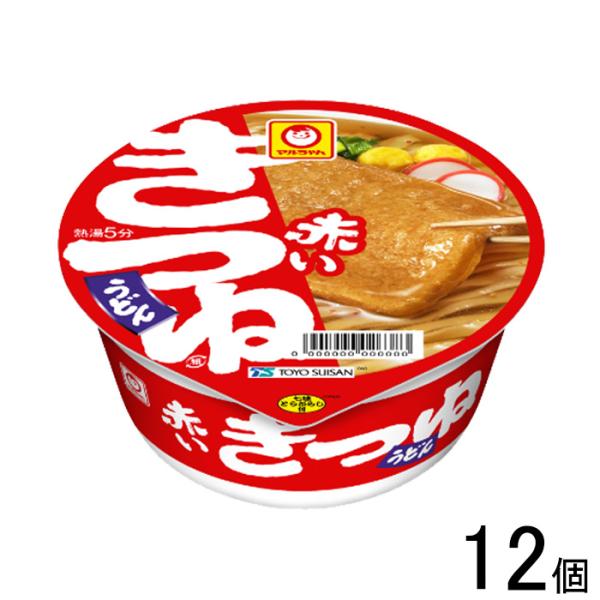 12個／ 東洋水産 マルちゃん 赤いきつねうどん 西向け 96g×12個 ／NA