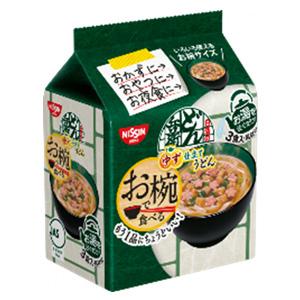 日清食品 お椀で食べるどん兵衛 ゆず仕立てうどん 3食パック×9個:合計27食入 ／食品／NA