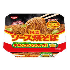 日清食品 日清ソース焼そばカップ チキンスープ付き 104g×12個入 ／食品／NA