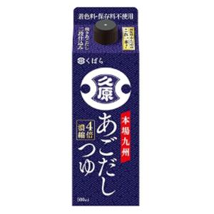 久原醤油 あごだしつゆ 500ml×12本入／食品／NAの商品画像