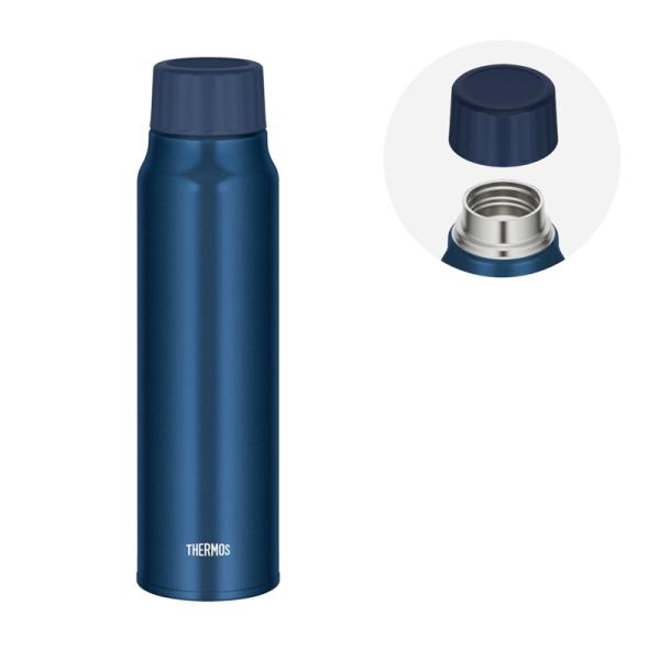 サーモス 保冷炭酸飲料ボトル 1L ネイビー FJK-1000 SL THERMOS 水筒 1000...