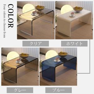 ローテーブル センターテーブル アクリル製 ア...の詳細画像1