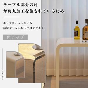 ローテーブル センターテーブル アクリル製 ア...の詳細画像4