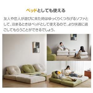 ソファーベッド 一人掛 3WAY リクライニン...の詳細画像2