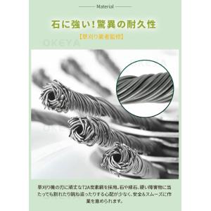 草刈り機 替え刃 ブラシヘッド ワイヤーカッタ...の詳細画像5