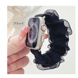 Apple Watch バンド シュシュ アッ...の詳細画像2