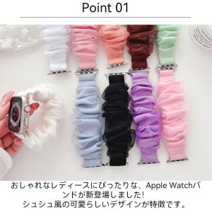 Apple Watch バンド シュシュ アッ...の詳細画像4