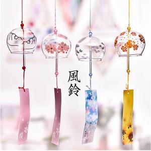 江戸風鈴 4個〜10個セット ガラス風鈴 桜塗装...の商品画像