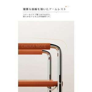 ダイニングチェア 北欧 フェイクレザー ステン...の詳細画像2