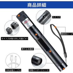 緑色の懐中電灯 緑色のポインター 赤色の懐中電...の詳細画像3