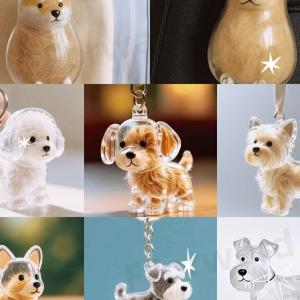 1点最安775円・2点購入で 犬毛メモリアルカ...の詳細画像2