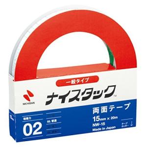 ニチバン 両面テープ ナイスタック 一般タイプ 15mm×20m NW-15の商品画像