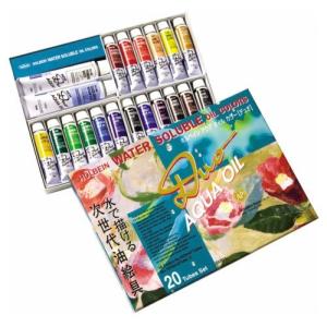 (未使用･未開封品)　ホルベイン 油絵具 アクアオイルカラー DUO 20色セット DU921 20ml(6号) ar3p5n1 ホルベイン 油絵具 アクアオイルカラー DUO 20色セット DU921 20ml (6