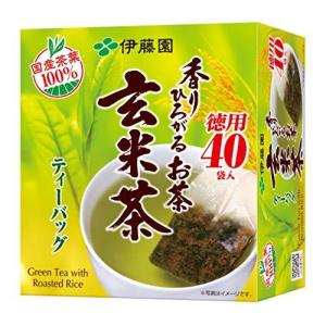 伊藤園 香りひろがるお茶 玄米茶 ティーバッグ 40袋の商品画像