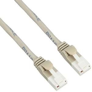 エレコム LANケーブル CAT6 5m ツメが折れない 爪折れ防止コネクタ cat6対応 簡易パッケージ RoHS指令準拠 ライトグレー LD-GPの商品画像