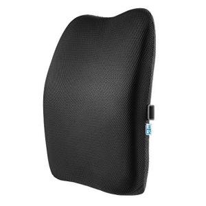 IKSTAR クッション 低反発 ランバーサポート オフィス 椅子 車用 腰枕 RoHS安全基準クリア 取付バンド調節可能 洗える 介護用クッションの商品画像