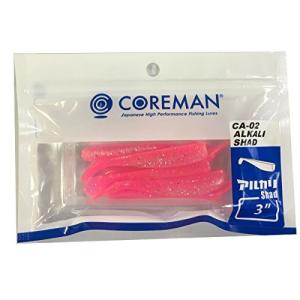 COREMAN (コアマン) ワーム ルアー CA-02アルカリシャッド #008 ピンクバックの商品画像