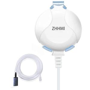 ZHHMl 水槽エアーポンプ 小型エアーポンプ 0.3L/Min空気の排出量 空気ポンプ 超静か 効率的に水族館/水槽の酸素提供可能 （1Wホワイトの商品画像