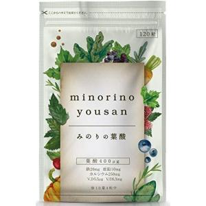 みのりの葉酸 400μg配合 妊娠 妊活 授活 サプリ 120粒 30日分 葉酸 鉄 カルシウム 亜鉛 DHA EPA ビタミンD ビタミンE サプリの商品画像