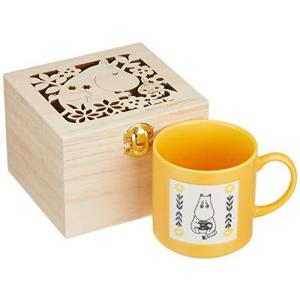 山加商店 MOOMIN (ムーミン) マグカップ 木箱入 ムーミン 日本製 MM3301-11Hイエロー 350mlの商品画像