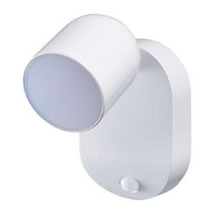 エルパ (ELPA) LEDセンサー付ライト (白色/電池式/防雨) 人感センサー/マグネット/ネジ止め可能/モード切替 (PM-L751W)の商品画像
