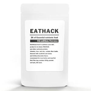 運動しない人のダイエット栄養食 EATHACK （イートハック） 150g 計量スプーン付き 完全食 マルチビタミン 食物繊維5gの商品画像