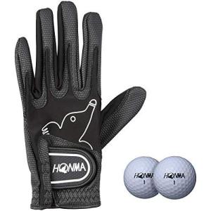 HONMA GOLF (本間ゴルフ) 日本正規品 SPEEDMONSTER メンズ ゴルフグローブ (左手用) & D1 SPEEDMONSTERゴルフボの商品画像