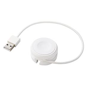 エレコム AppleWatch 充電ケーブル 巻き取りタイプ 約23cm ホワイト MPA-AWMWHの商品画像