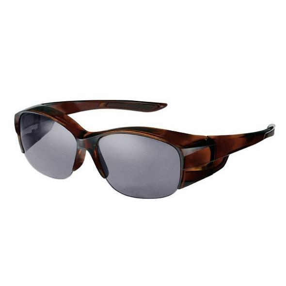 OG5-0751　SWANSオーバーグラス 　カラー:DMBR　シルバーミラー×偏光スモークレンズ ...