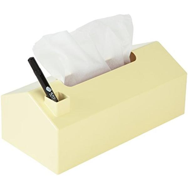 MEMORU TISSUE CASE メモル ティッシュケース イエロー 0