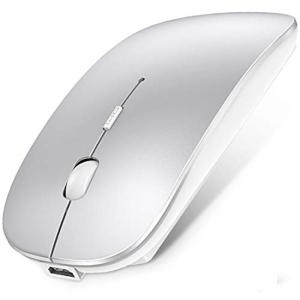 ワイヤレスマウス Bluetooth 5.0 マウス 超薄型 静音 充電式 省エネルギー 2.4GHz 3DPIモード 高精度 持ち運び便利｜10001