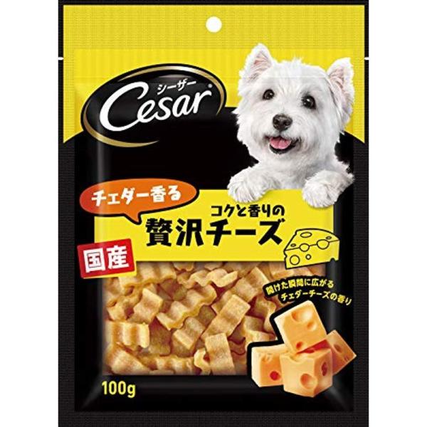 シーザー 犬用おやつ スナック チェダー香るコクと香りの贅沢チーズ 100g×36 (ケース販売)