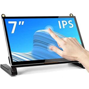 ROADOM 7インチ Raspberry Pi用タッチモニター IPS 1024X600 スピーカー内蔵 Raspberry Pi 4/3｜10001