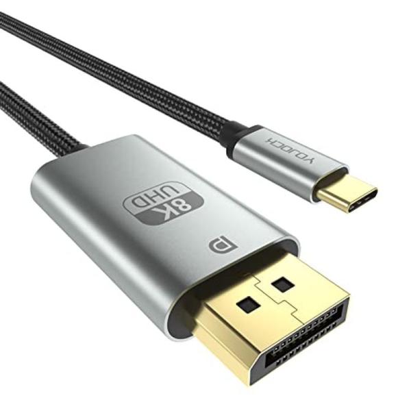 USB C Displayport 変換ケーブル USB-C to DP ケーブル 180cm Ty...