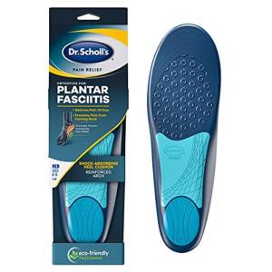 Dr. Scholl's 男性のための足底筋膜炎、1ペア、サイズ8-13のためのドクター・ショール痛みを軽減するインソール｜10001