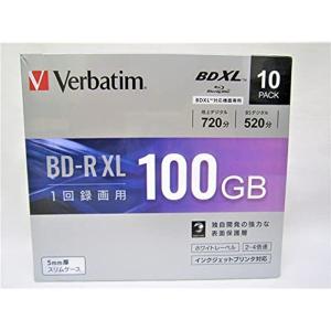 三菱化学メディア 4倍速対応BD-R XL 10枚パック 100GB ホワイトプリンタブル VBR520YP10D1｜10001