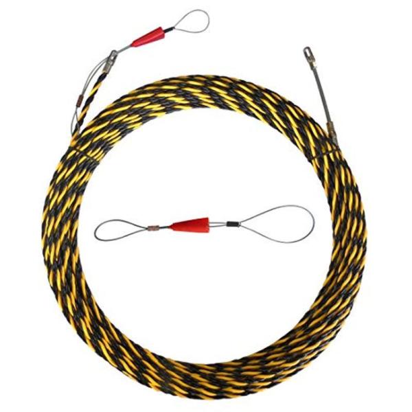 Aewio 長さ20m ロッド径 5.5mm 通線ワイヤー 配線 入線専用ワイヤー 通線工具 (20...