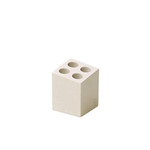 ideaco(イデアコ) 傘立て マット ベージュ 4本挿し mini cube(ミニキューブ)｜10001