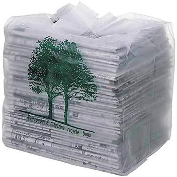オルディ 新聞 雑誌 回収袋 取っ手付き 整理袋 半透明 30枚入 箱入り 1枚ずつ取り出せる 新聞...