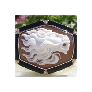 CAMEO（カメオ） Giuseppe Tesoriere作 サードニクスシェル SILVER