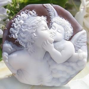 CAMEO（カメオ） Giuseppe Tesoriere作 サードニクスシェル 天然