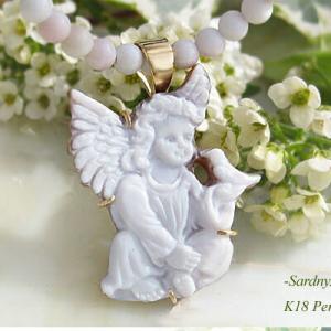 CAMEO（カメオ） Pietro Simonelli作 シェルカメオ K18 ペンダント